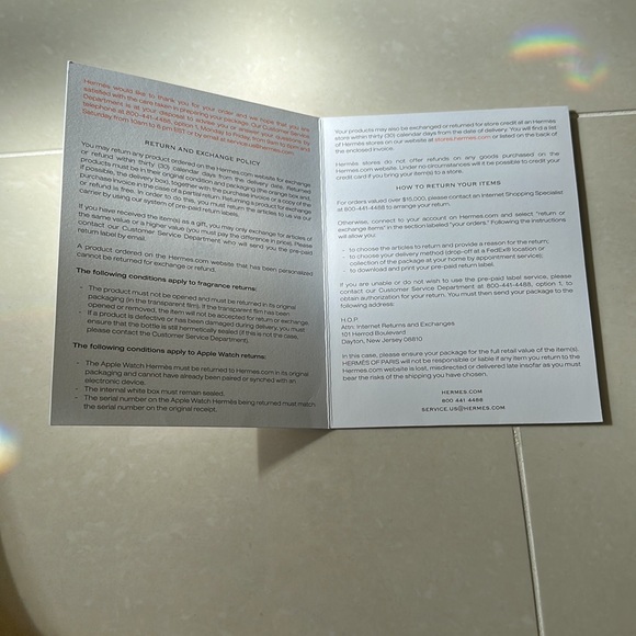 Hermes receipt holder - Picture 2 of 3